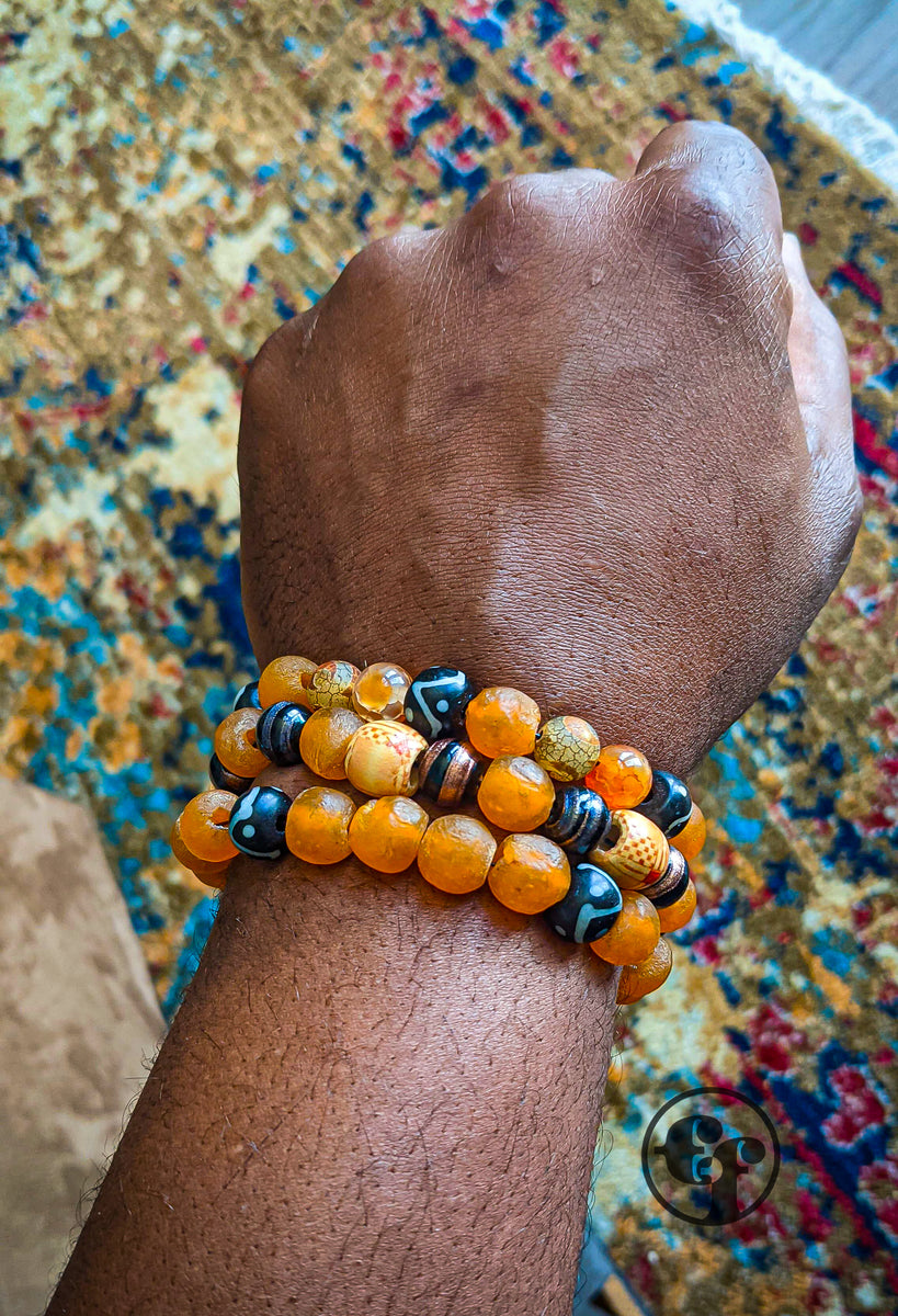 Orange Bracelet Beads